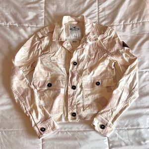 Hollister Stretch Camo Print Denim Jacket